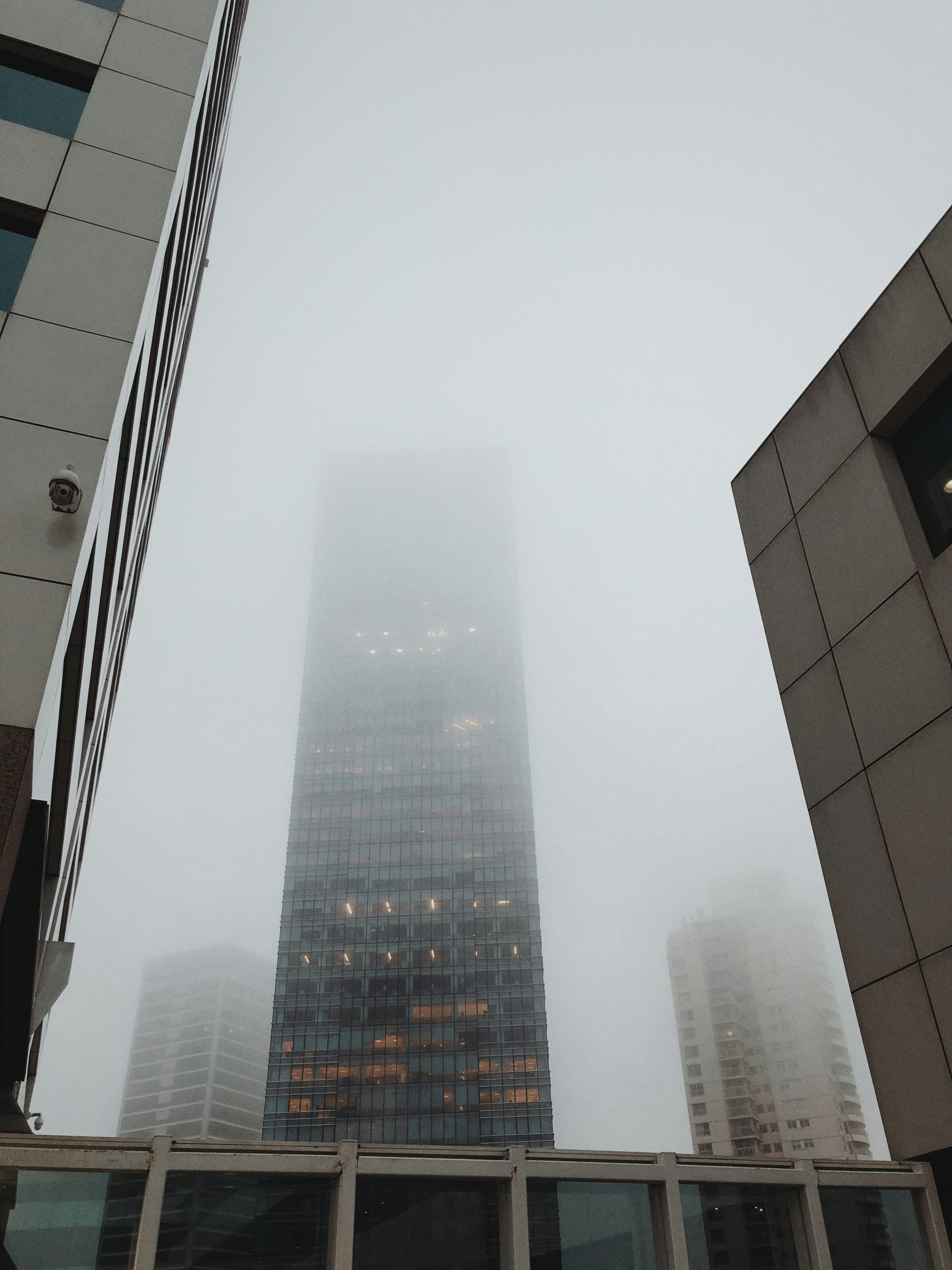 low angle photography of high rise building